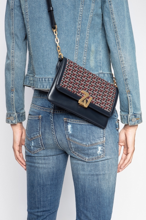 ZV INITIALE MONOGRAM CLUTCH