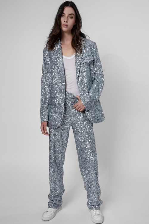 sequins trousers