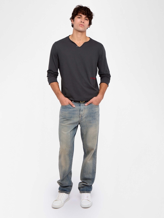 MONSATIR HENLEY T-SHIRT