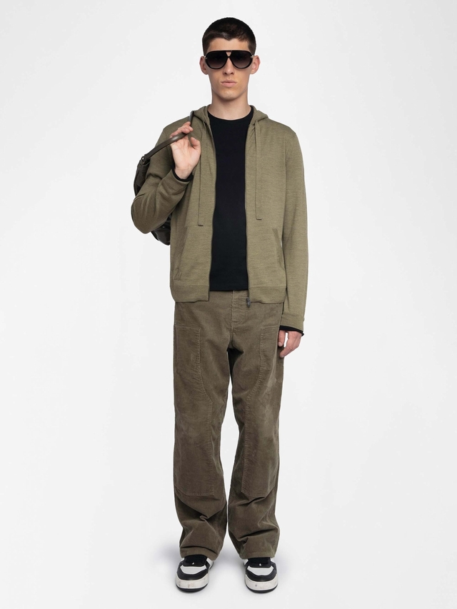 CLASH CARDIGAN MERINOS WOOL