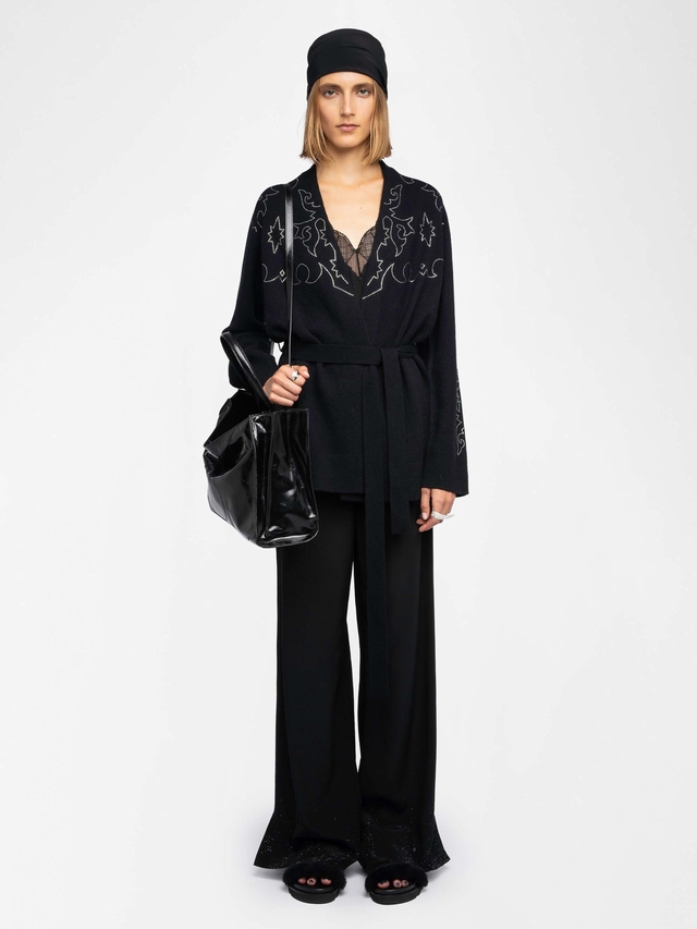 SALOMY CARDIGAN 100% CASHMERE