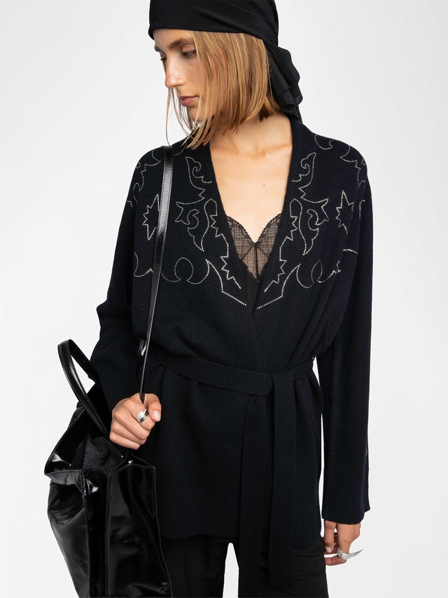 SALOMY CARDIGAN 100% CASHMERE