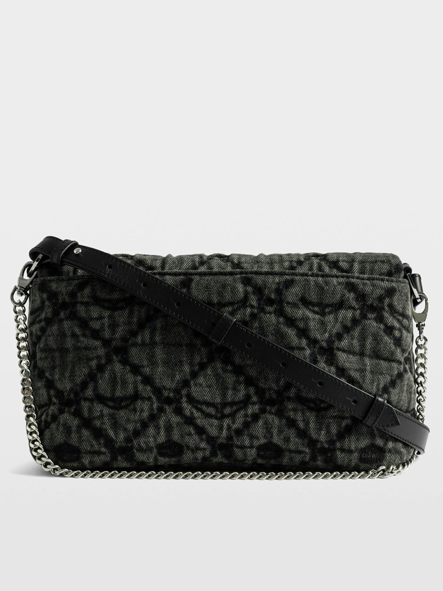 ROCKY I I DENIM MONOGRAM BAG