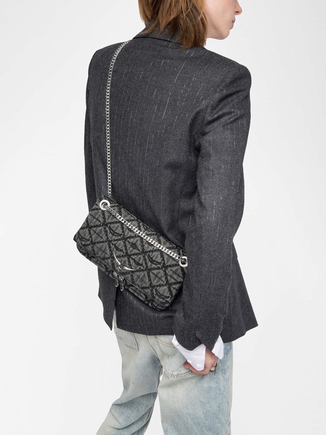 ROCK I I DENIM MONOGRAM BAG