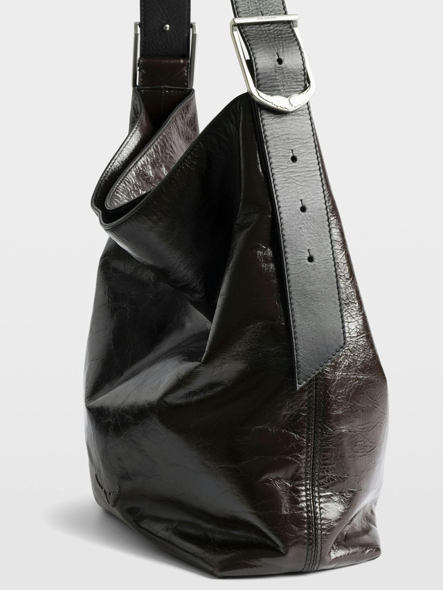 JANE HOBO VINTAGE PATENT BAG