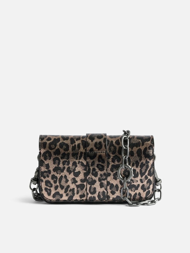 KATE WALLET METAL LEOPARD BAG