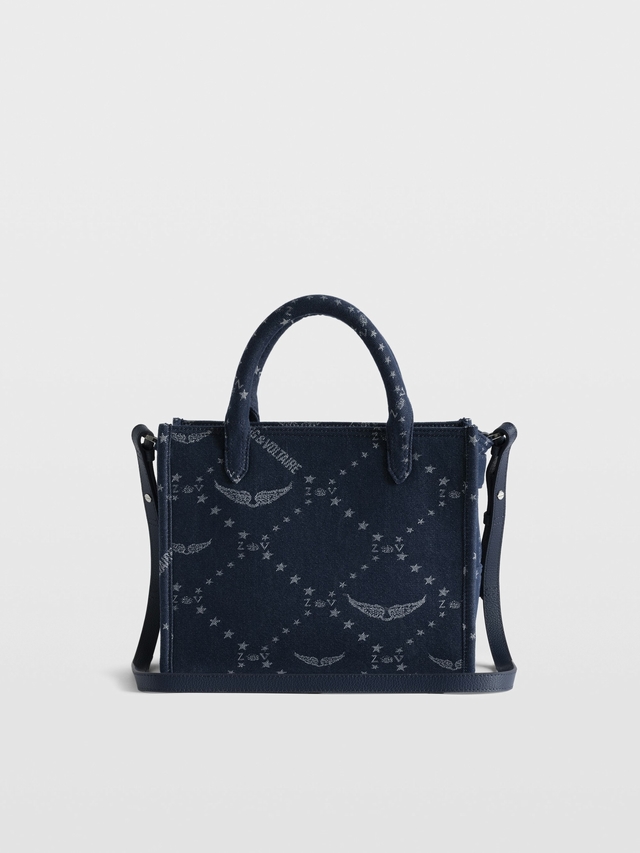 ANGEL XS DENIM MONOGRAM BAG