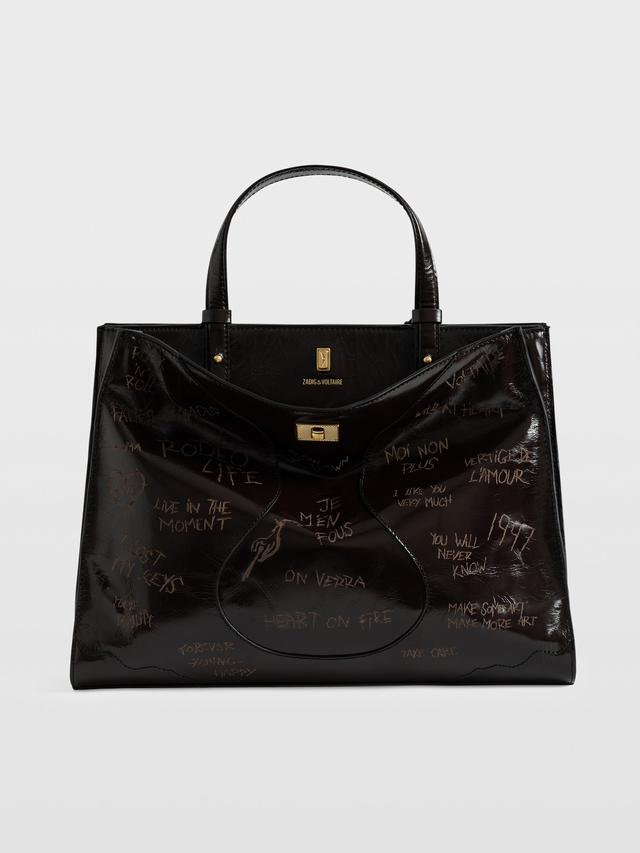 JACK VINTAGE PATENT LASER BAG