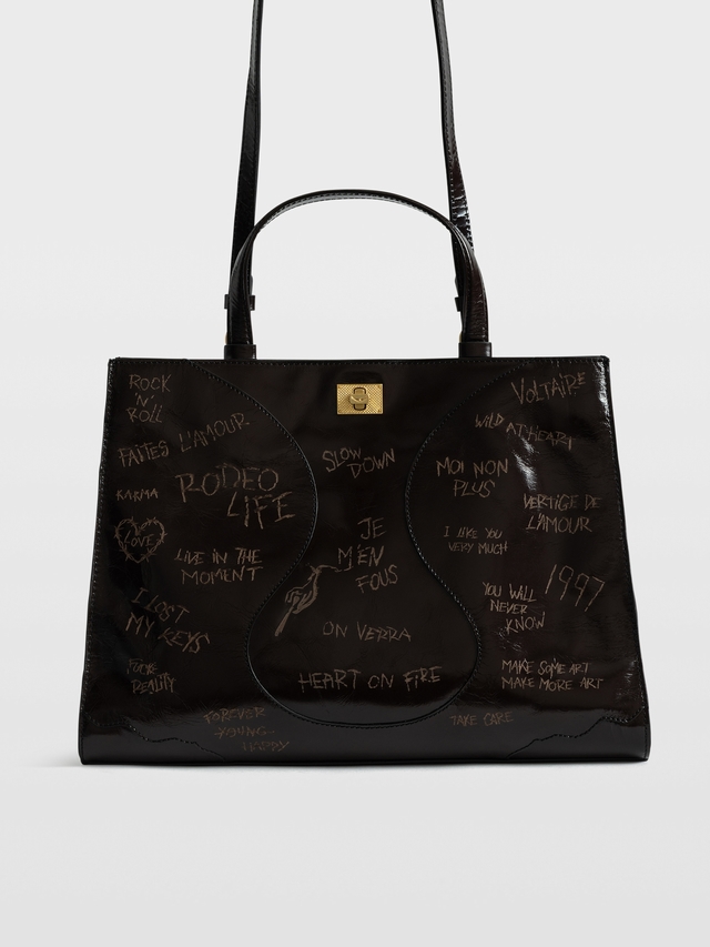 JACK VINTAGE PATENT LASER BAG