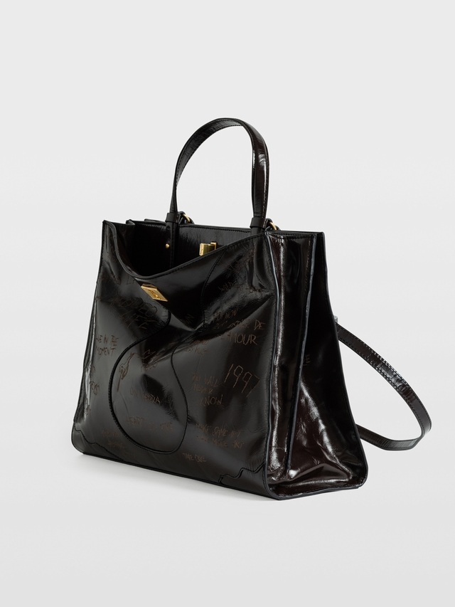 JACK VINTAGE PATENT LASER BAG