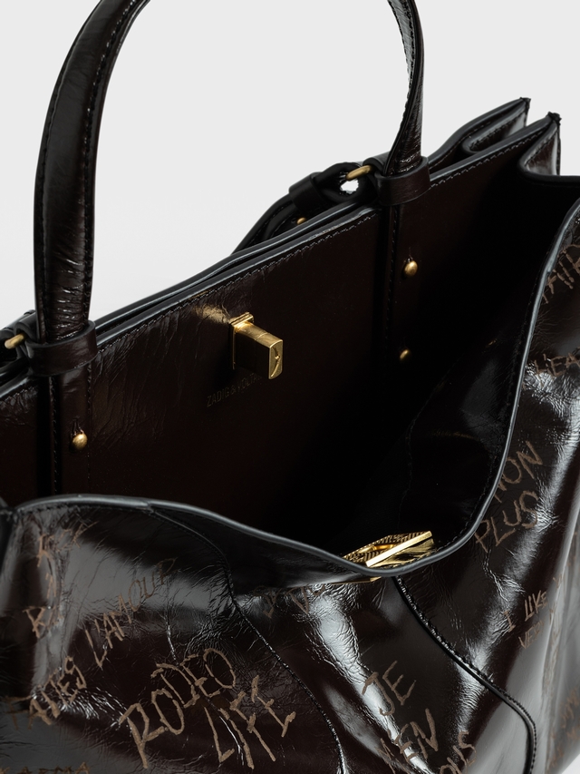 JACK VINTAGE PATENT LASER BAG