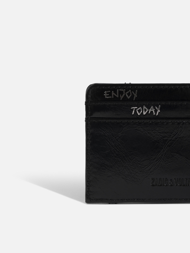 ZV PASS PATENT STUDS WALLET