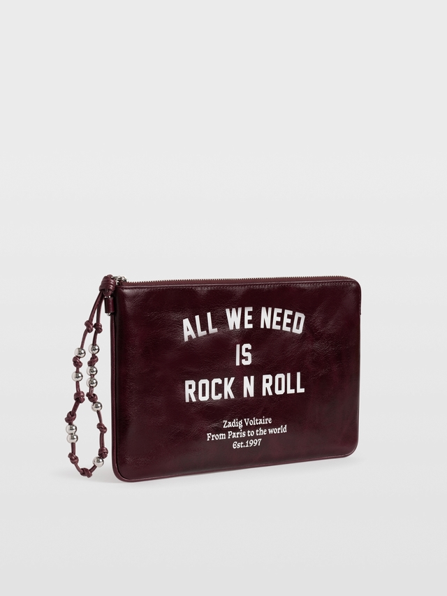 ANGEL POUCH MUSIC TAG CLUTCH