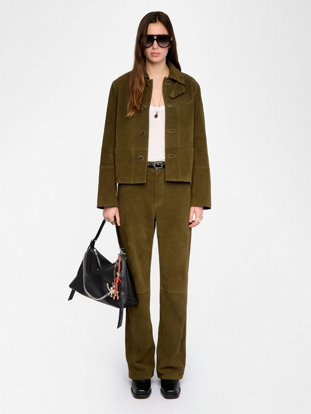 LESSA SUEDE LEATHER JACKET