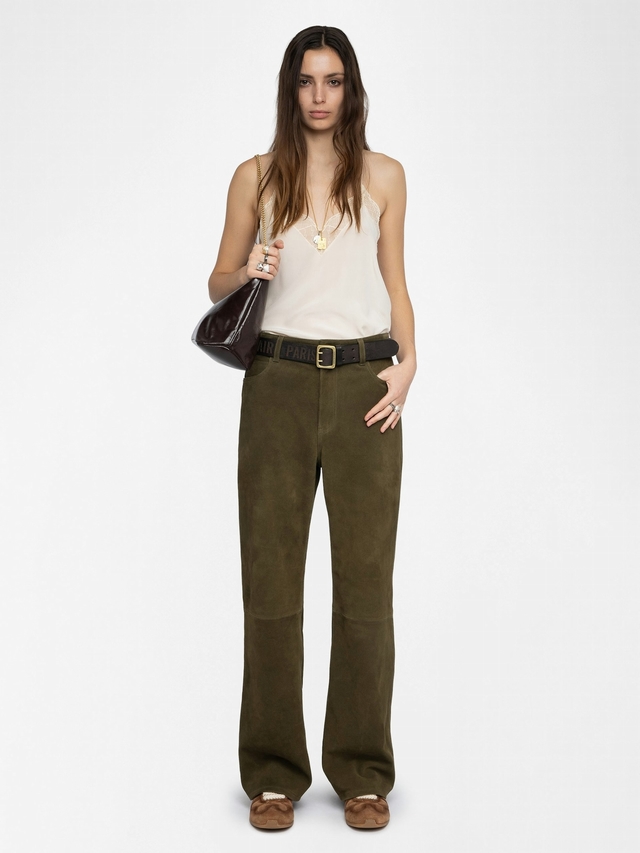 EVY SUEDE LEATHER PANTS