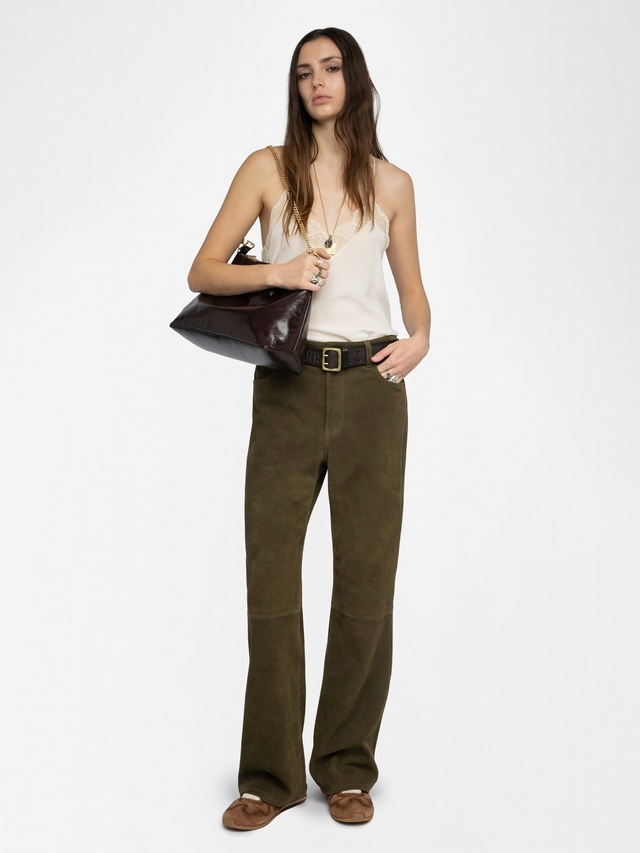 EVY SUEDE LEATHER PANTS