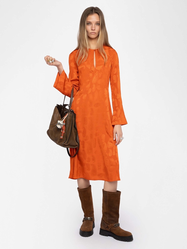 RANDON 100% SILK DRESS