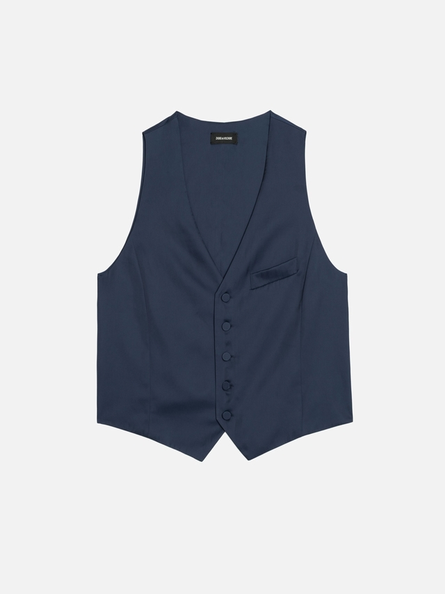 EMAUX SATIN WAISTCOAT