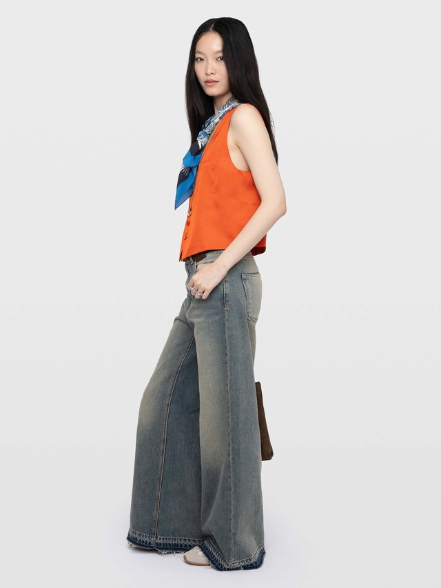 EMAUX SATIN WAISTCOAT