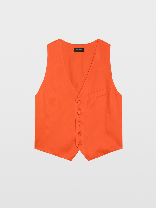 EMAUX SATIN WAISTCOAT