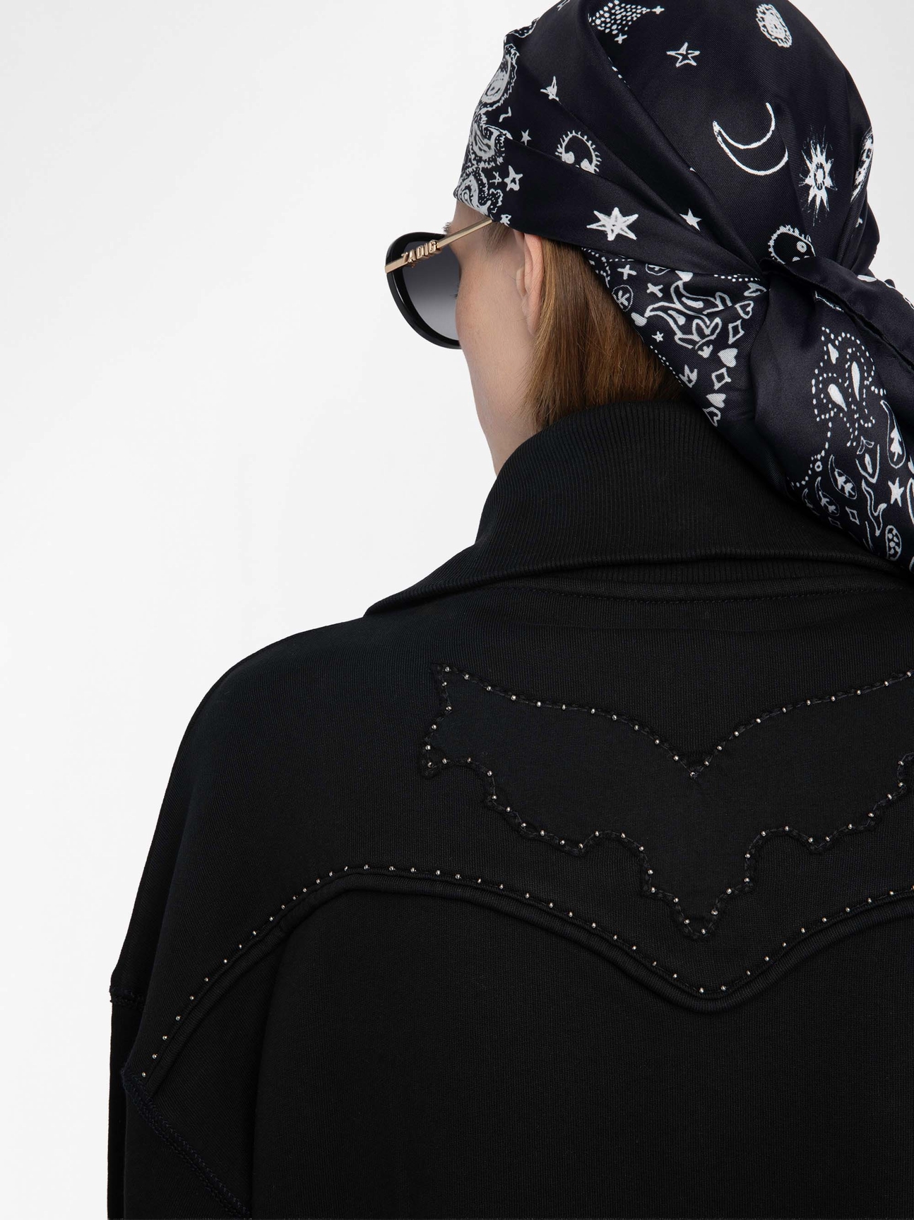MILLY ZIP UP SWEATSHIRT