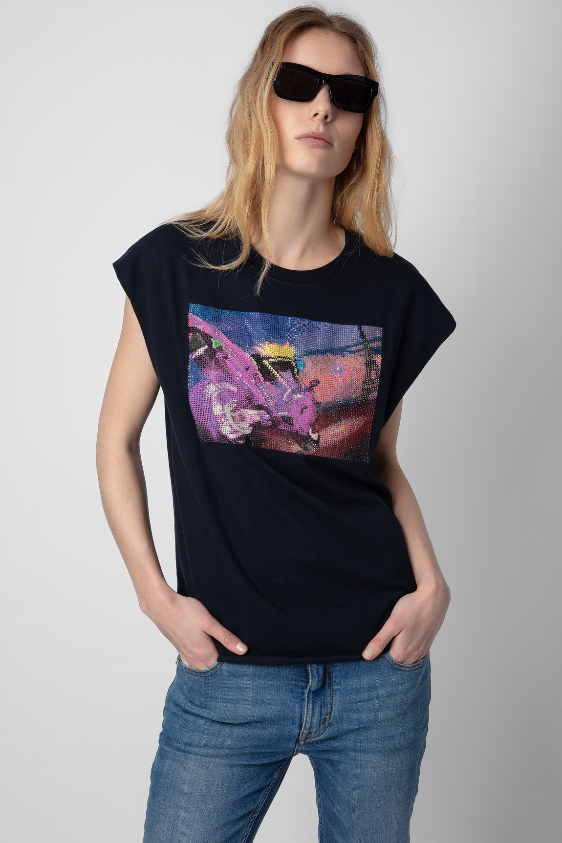 CECILIA MOON T-SHIRT ENCRE