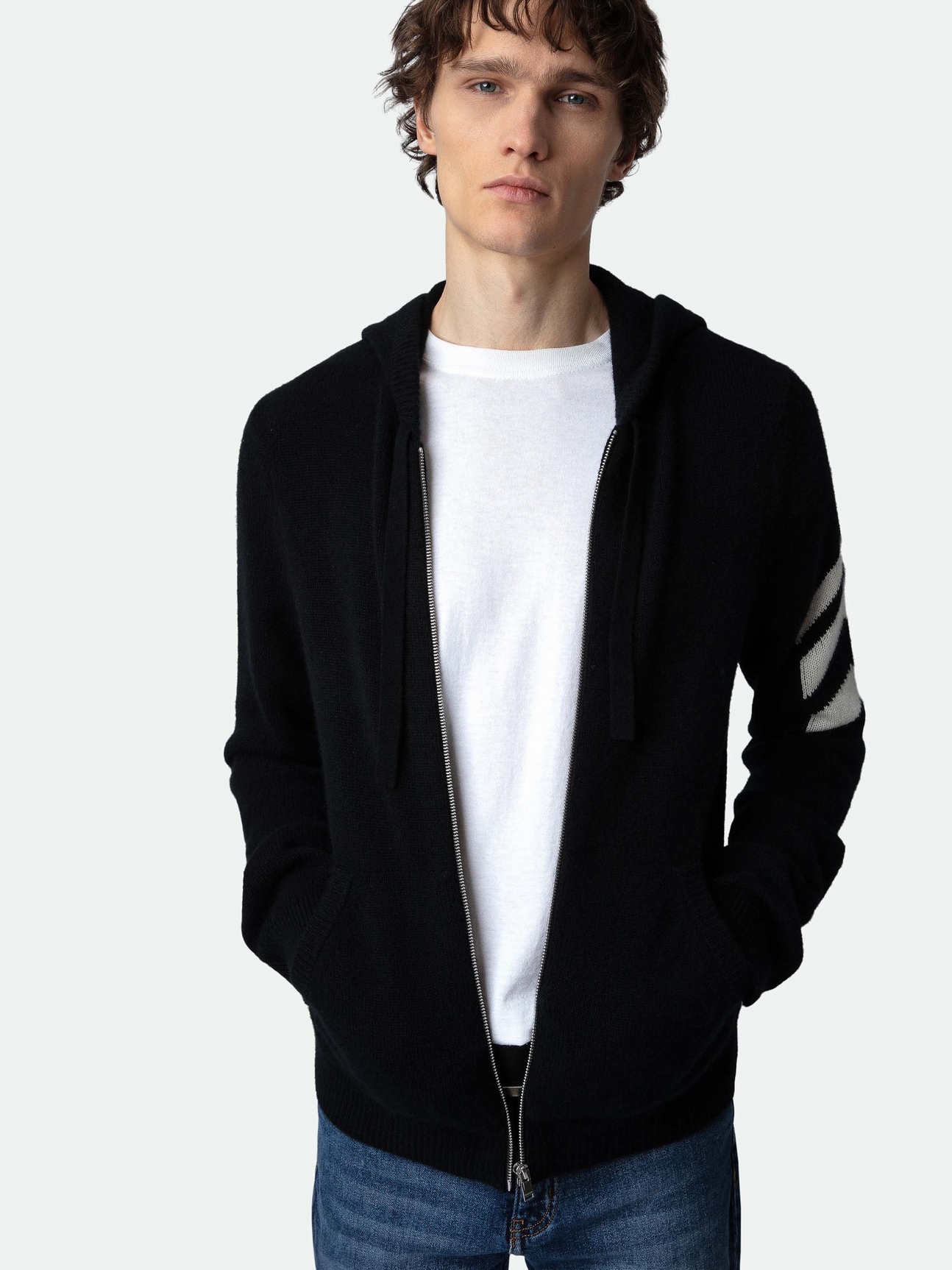 CLASH CASHMERE CARDIGAN