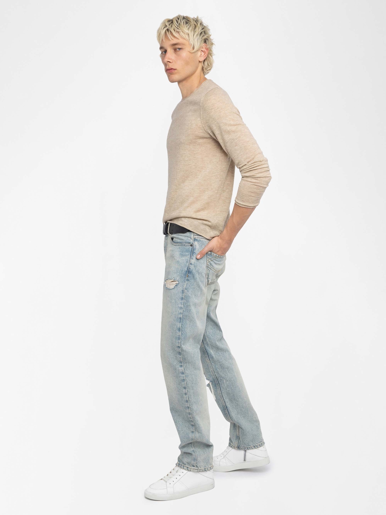 TEISS 100% CASHMERE SWEATER