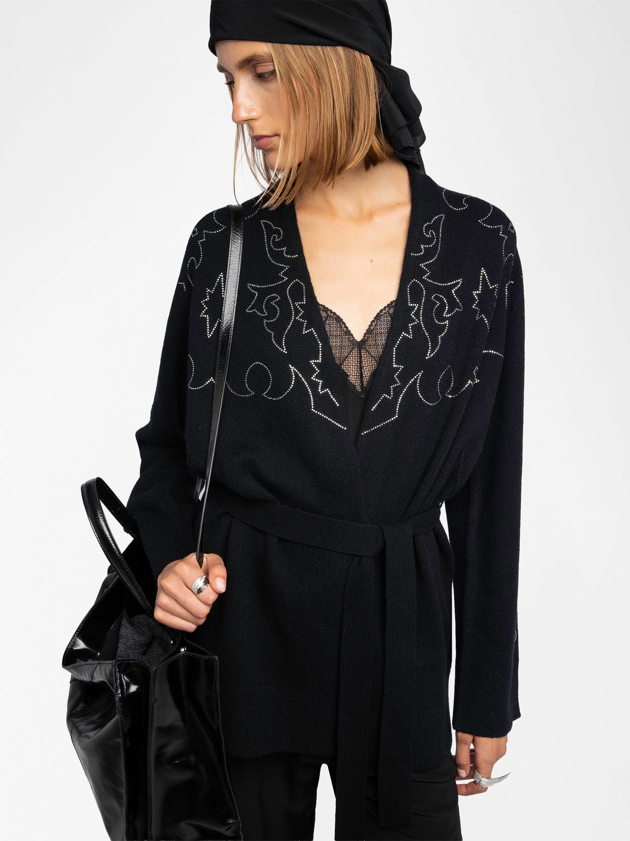 SALOMY CARDIGAN 100% CASHMERE