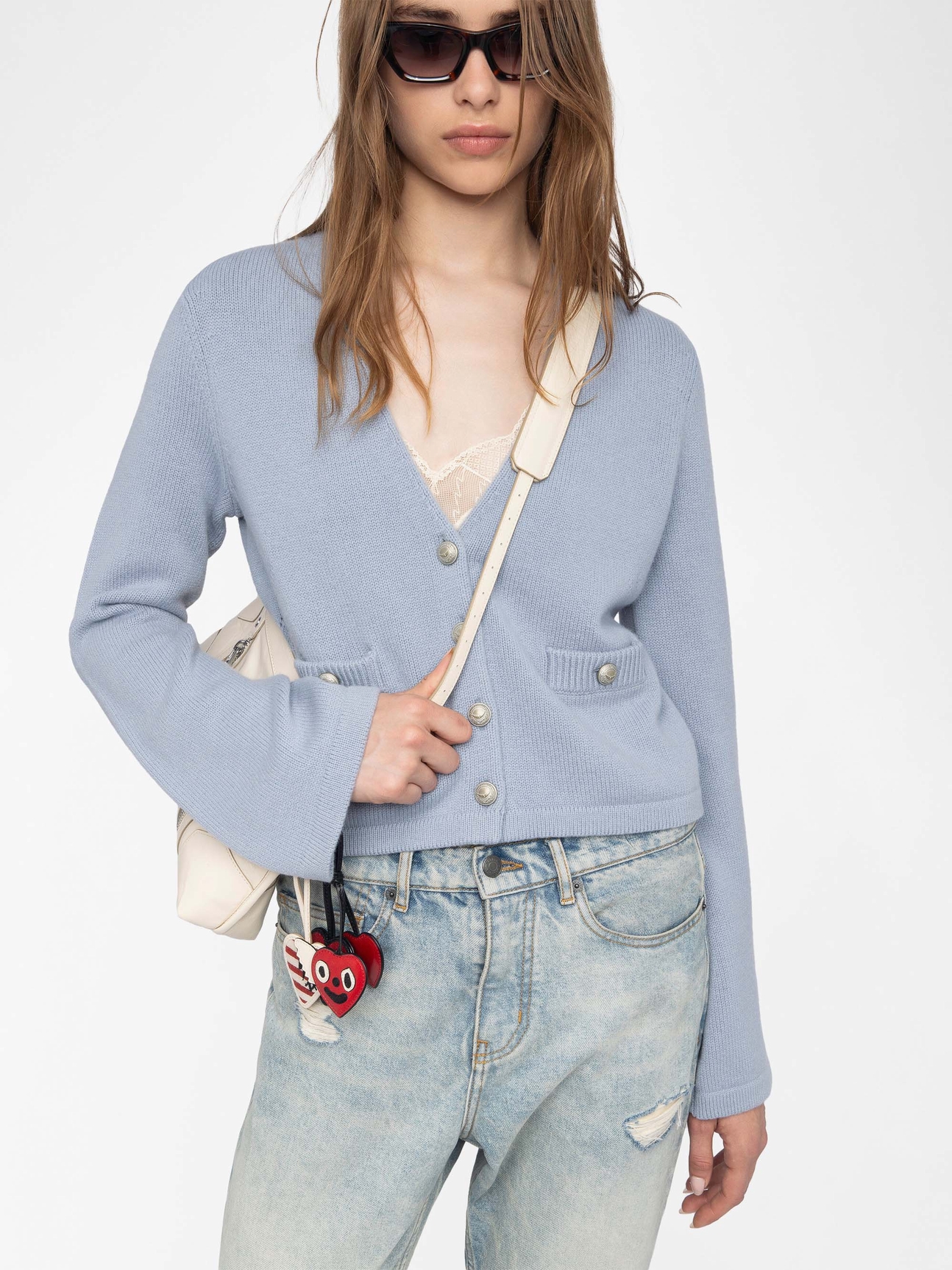 NOLLY CARDIGAN 100% CASHMERE