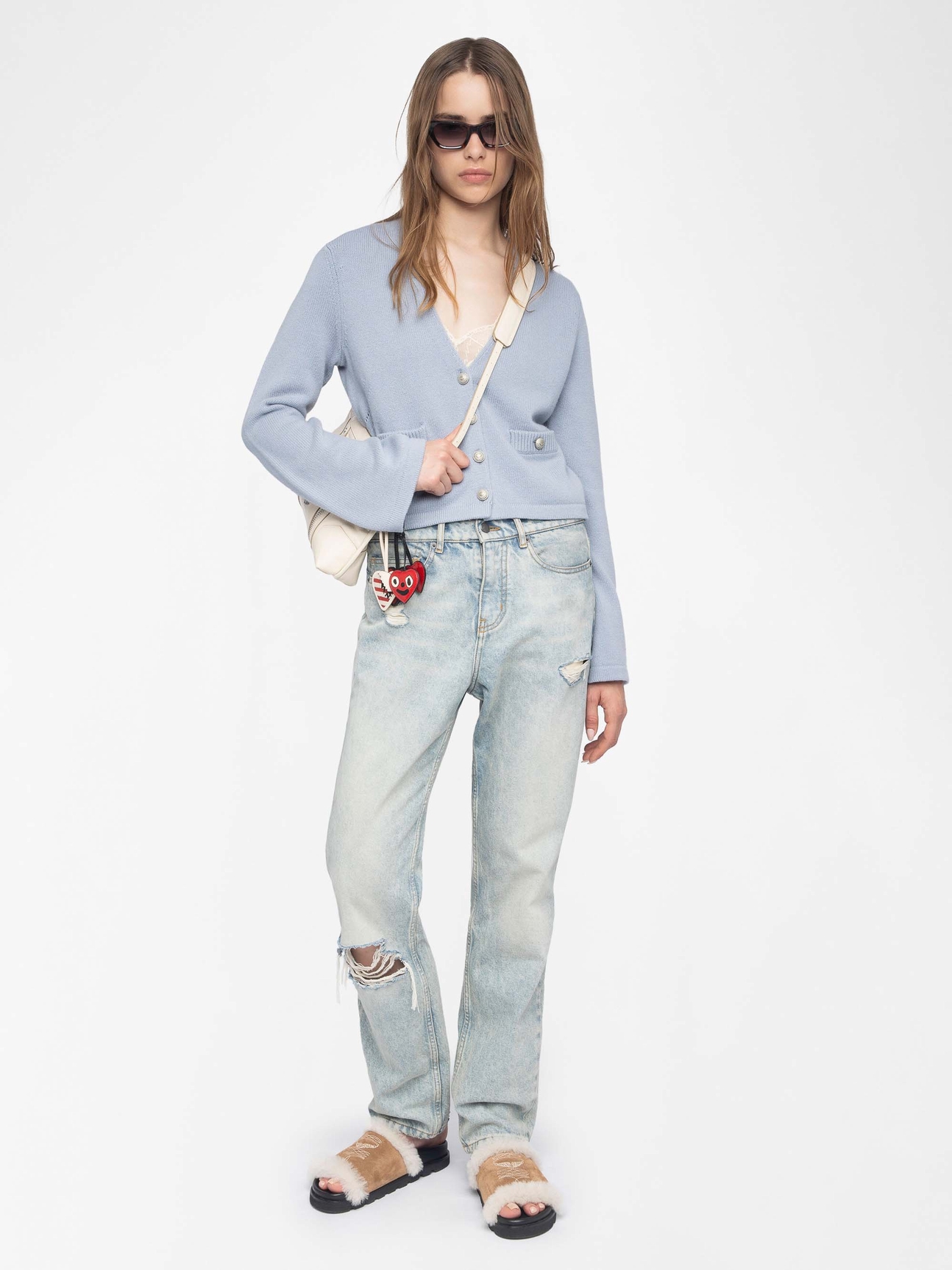 NOLLY CARDIGAN 100% CASHMERE