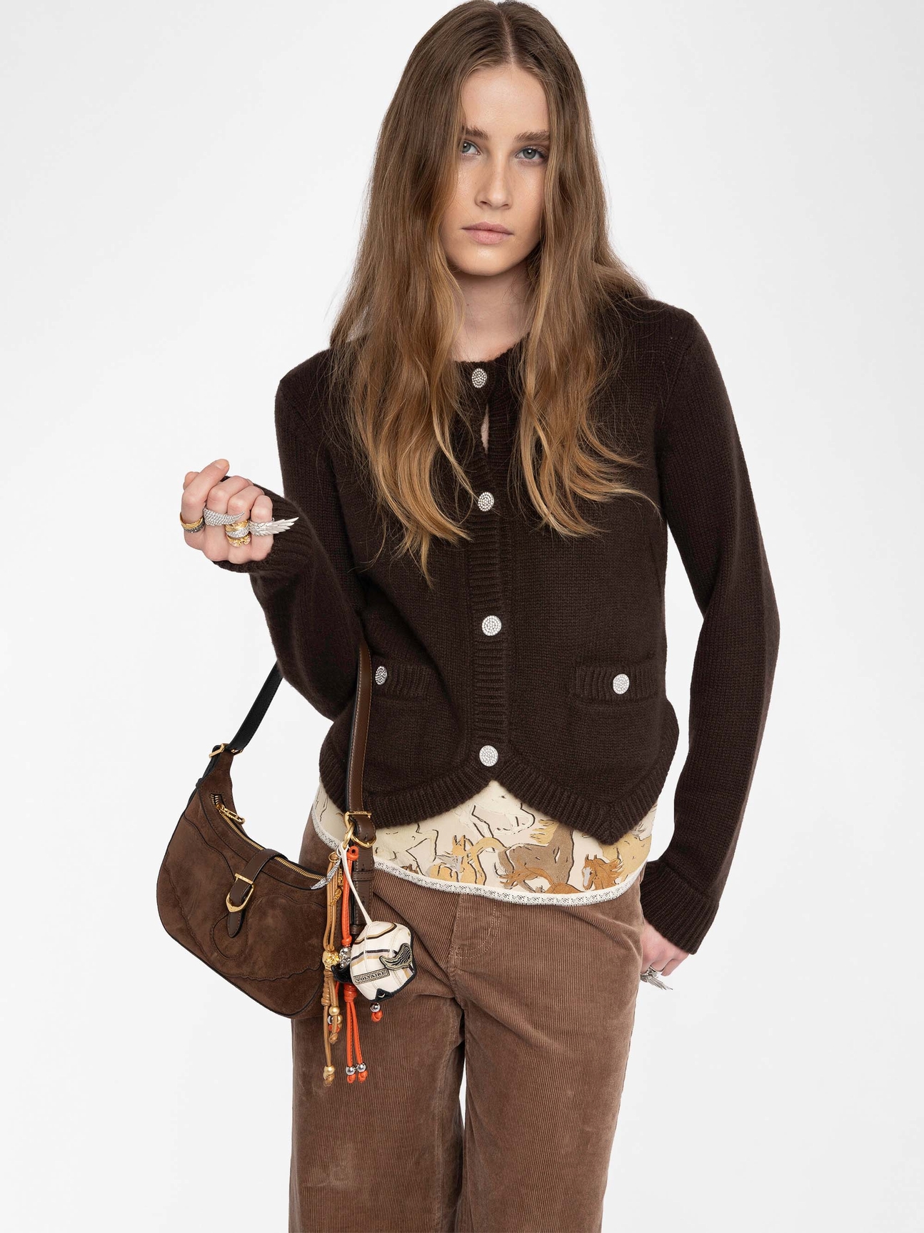 WESTIA 100% CASHMERE CARDIGA