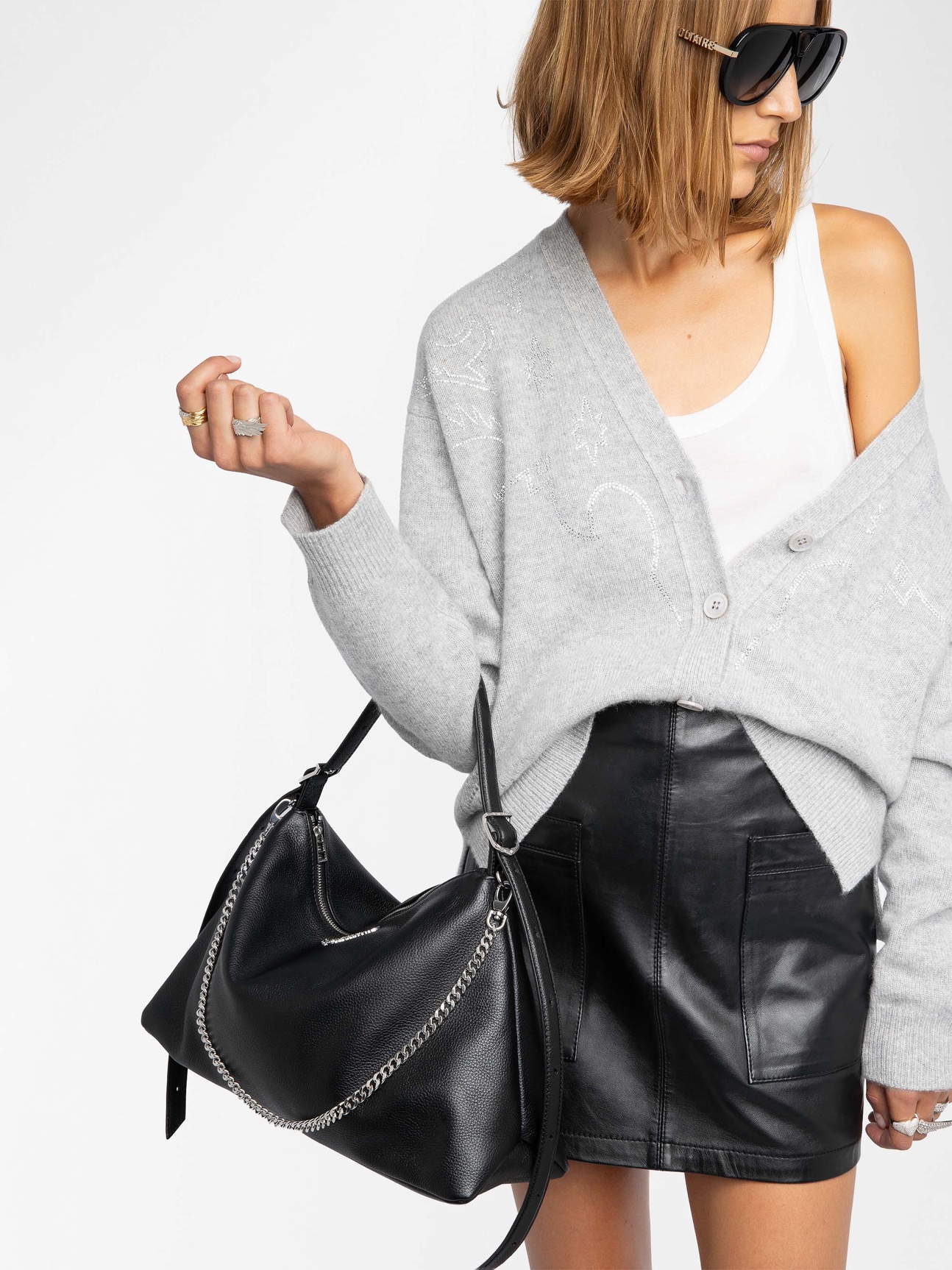 MIRKAZ CARDIGAN 100% CASHMERE