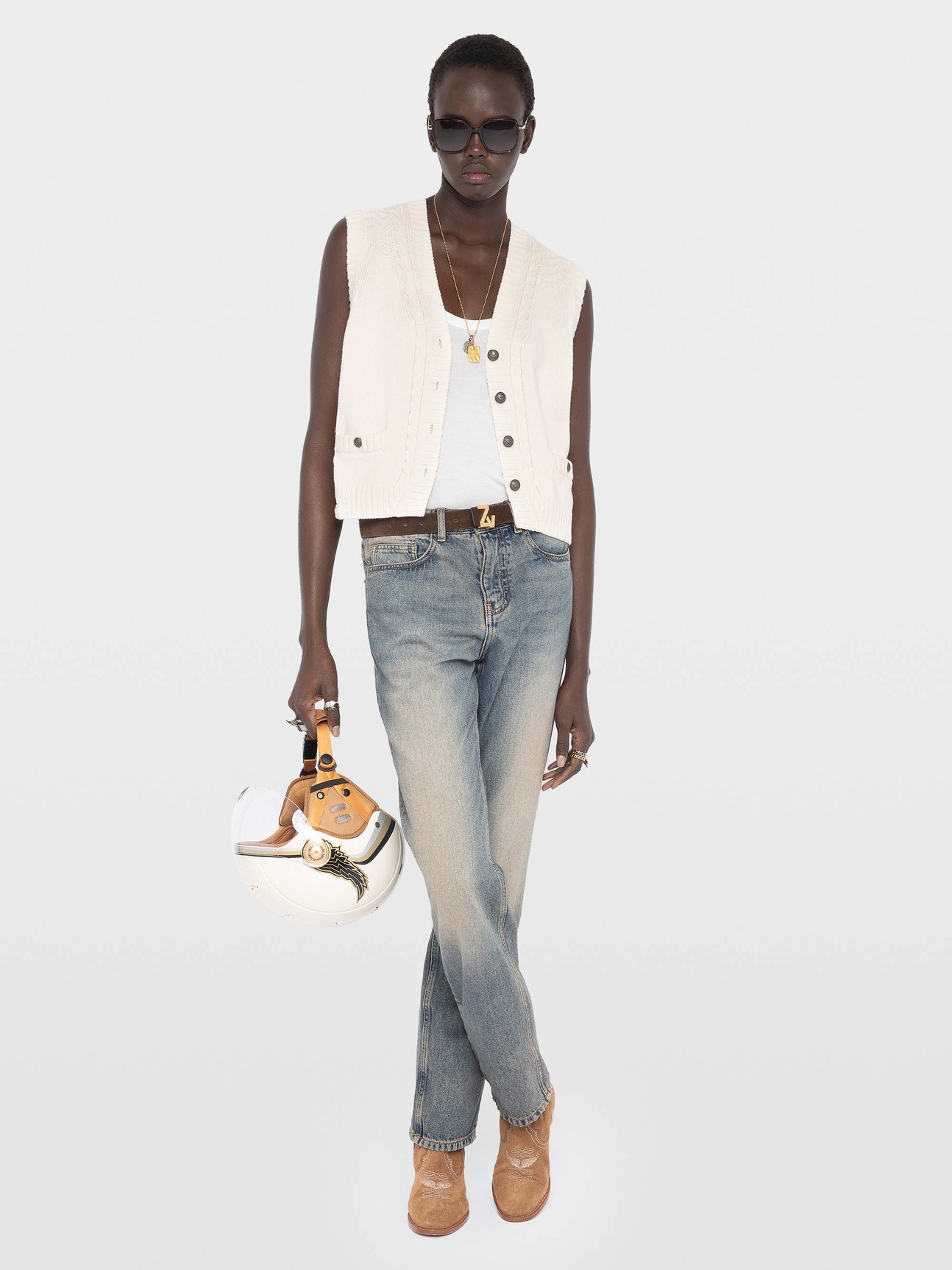 MALLY SLEEVLESS VEST