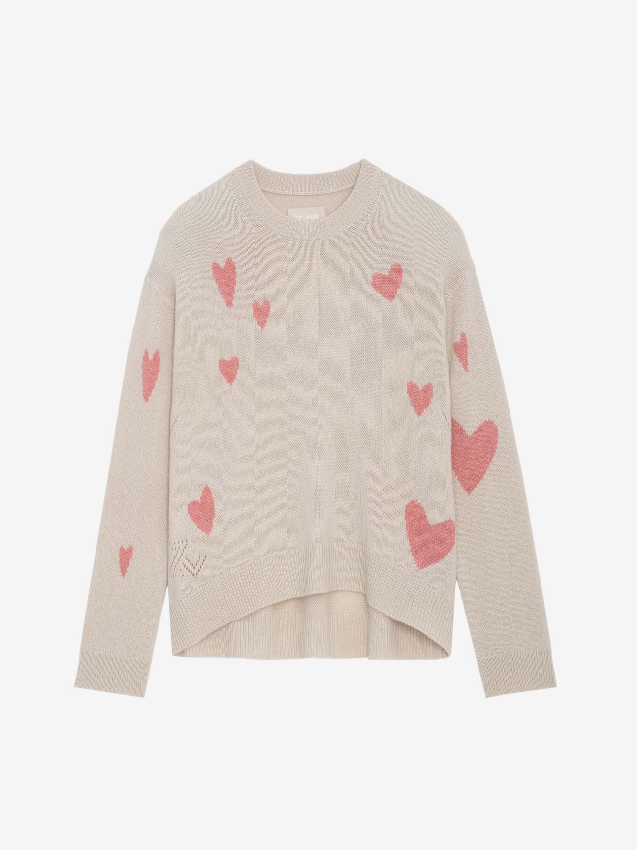 MARKUS HEART CASHMERE SWEATER