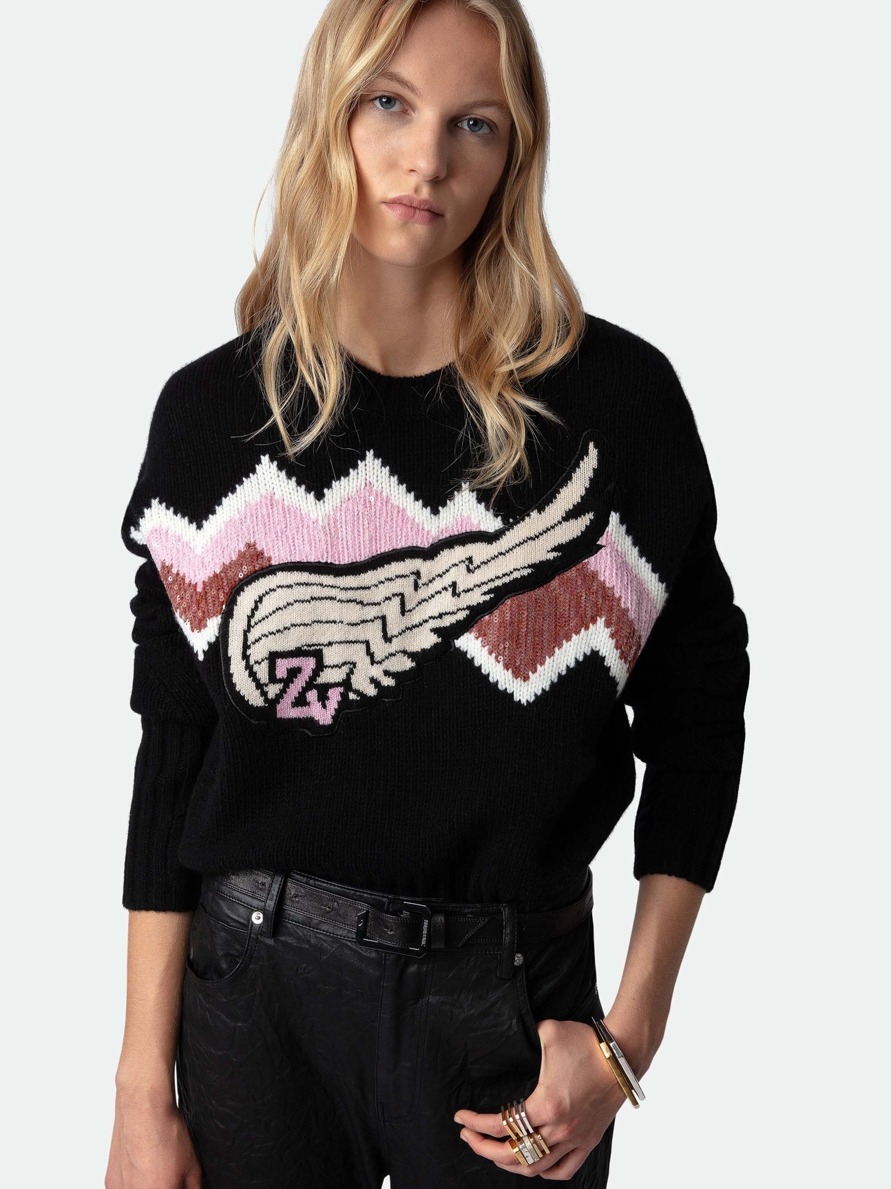 BLEEZ SEQUIN SWEATER