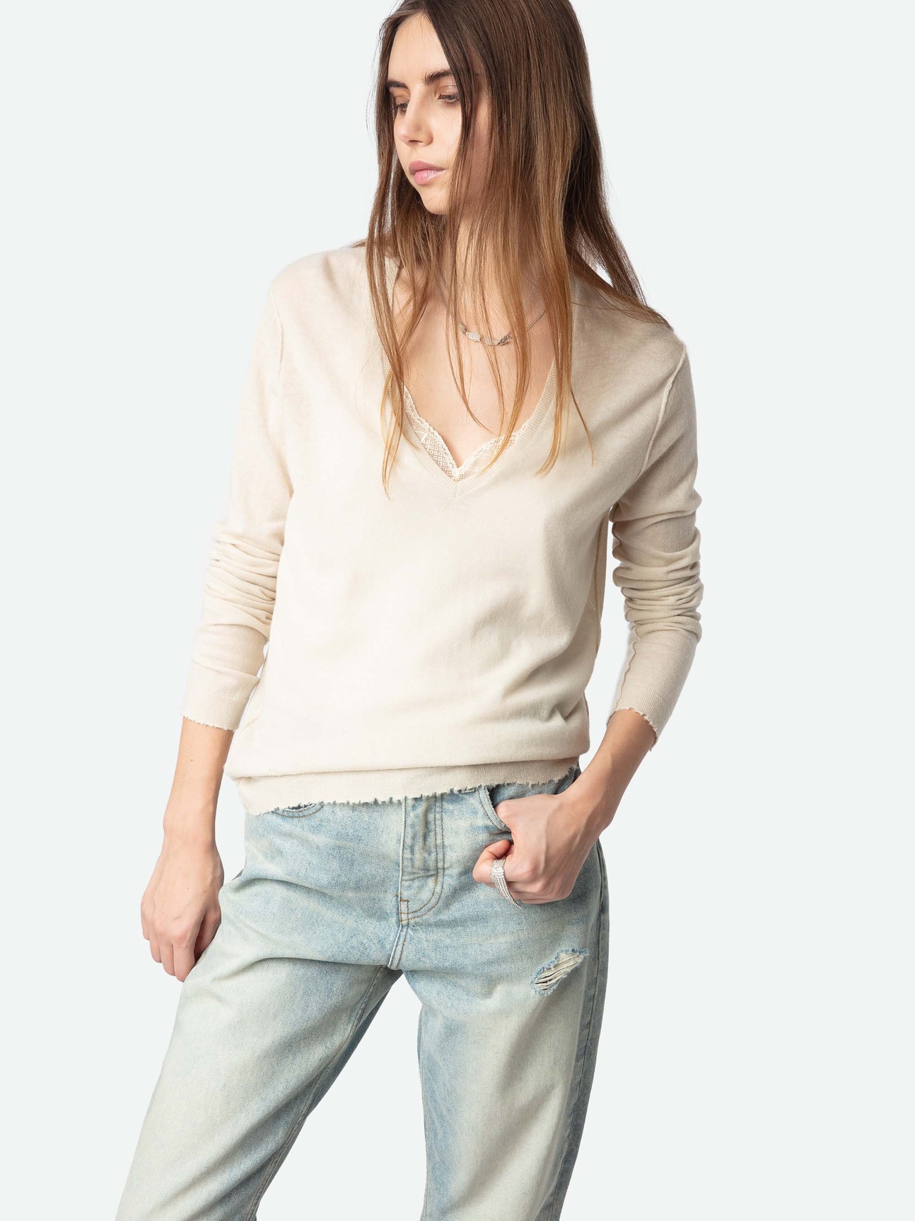 RIVY JUMPER 100% CASHMERE