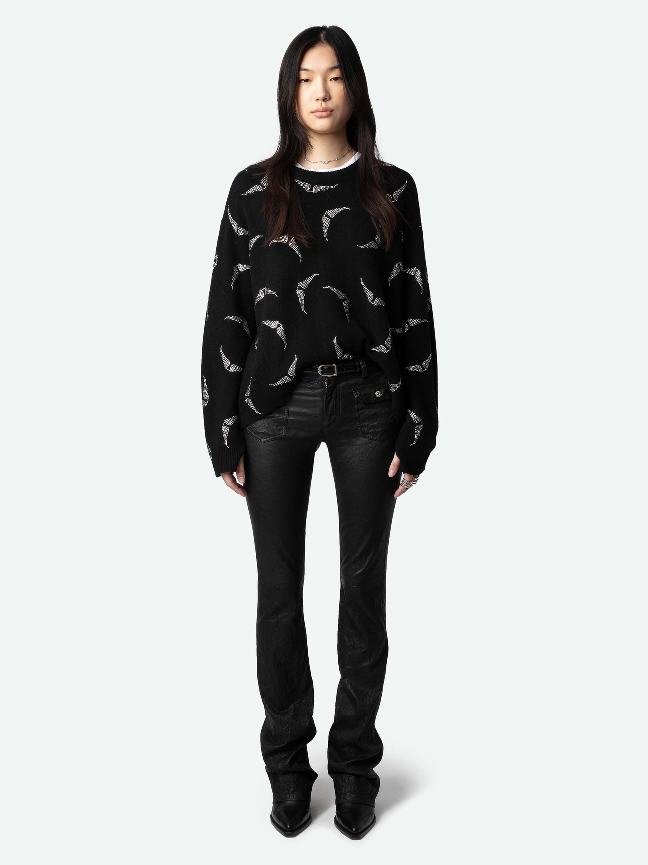 MARKUS STRASS WINGS SWEATER