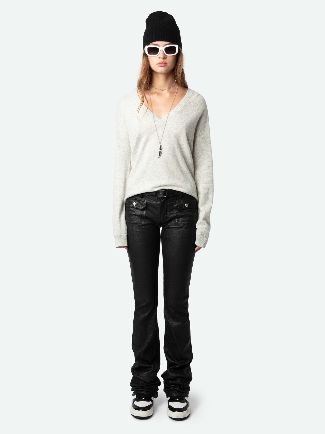 VIVI PATCH CASHMERE JUMPER