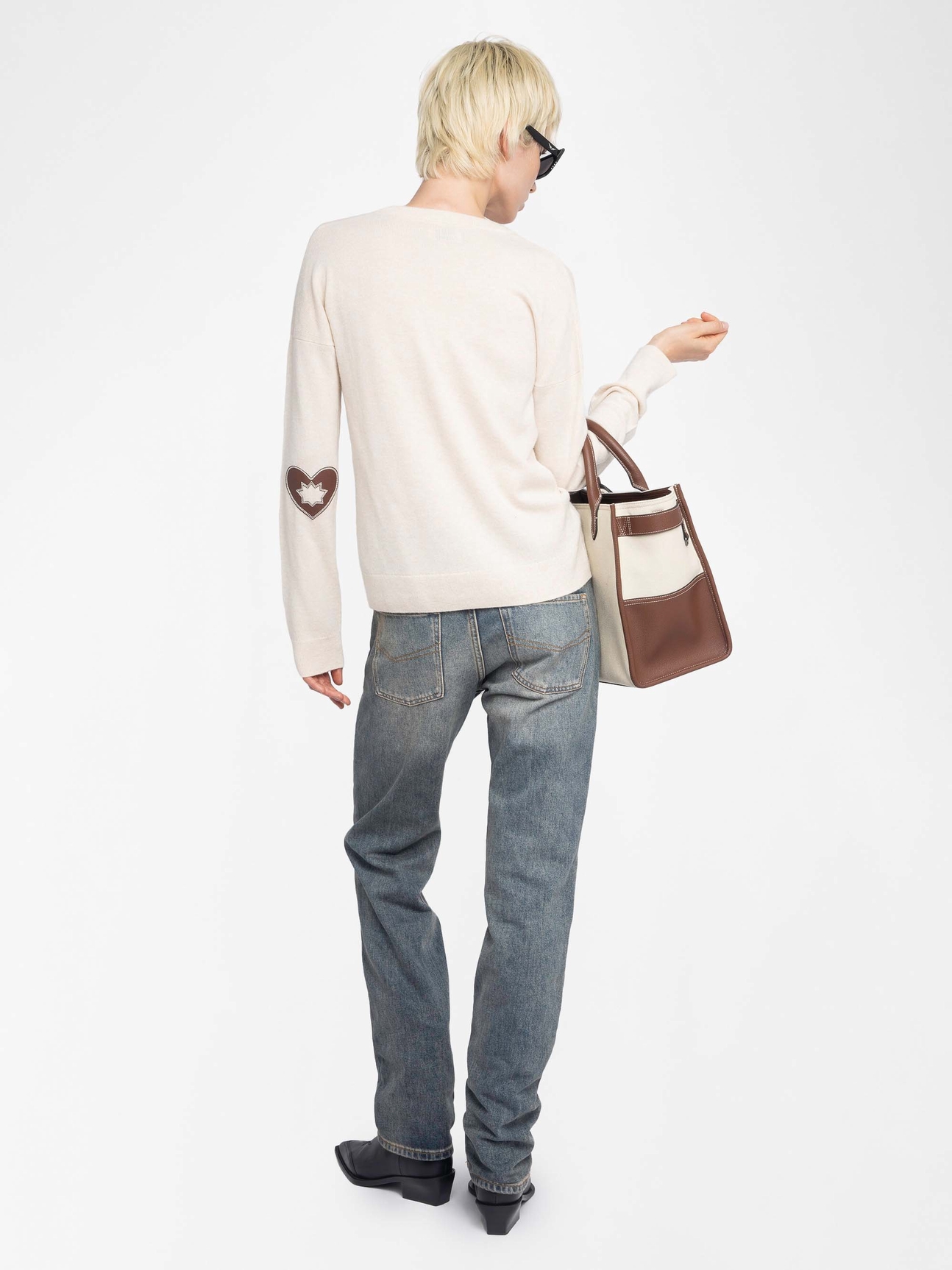 VIVI PATCH CASHMERE JUMPER