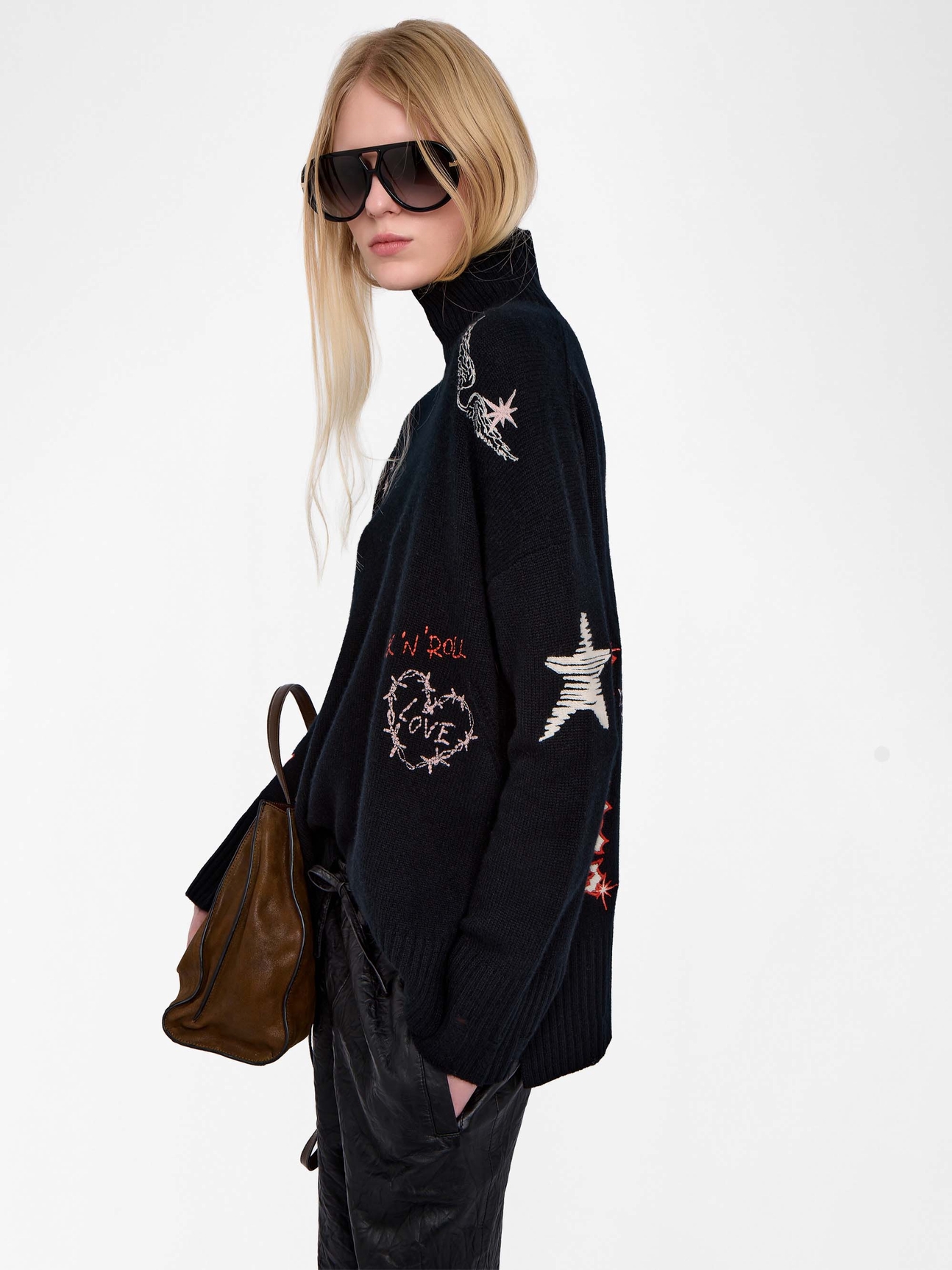 BLEEZA SWEATER  100% CASHMERE