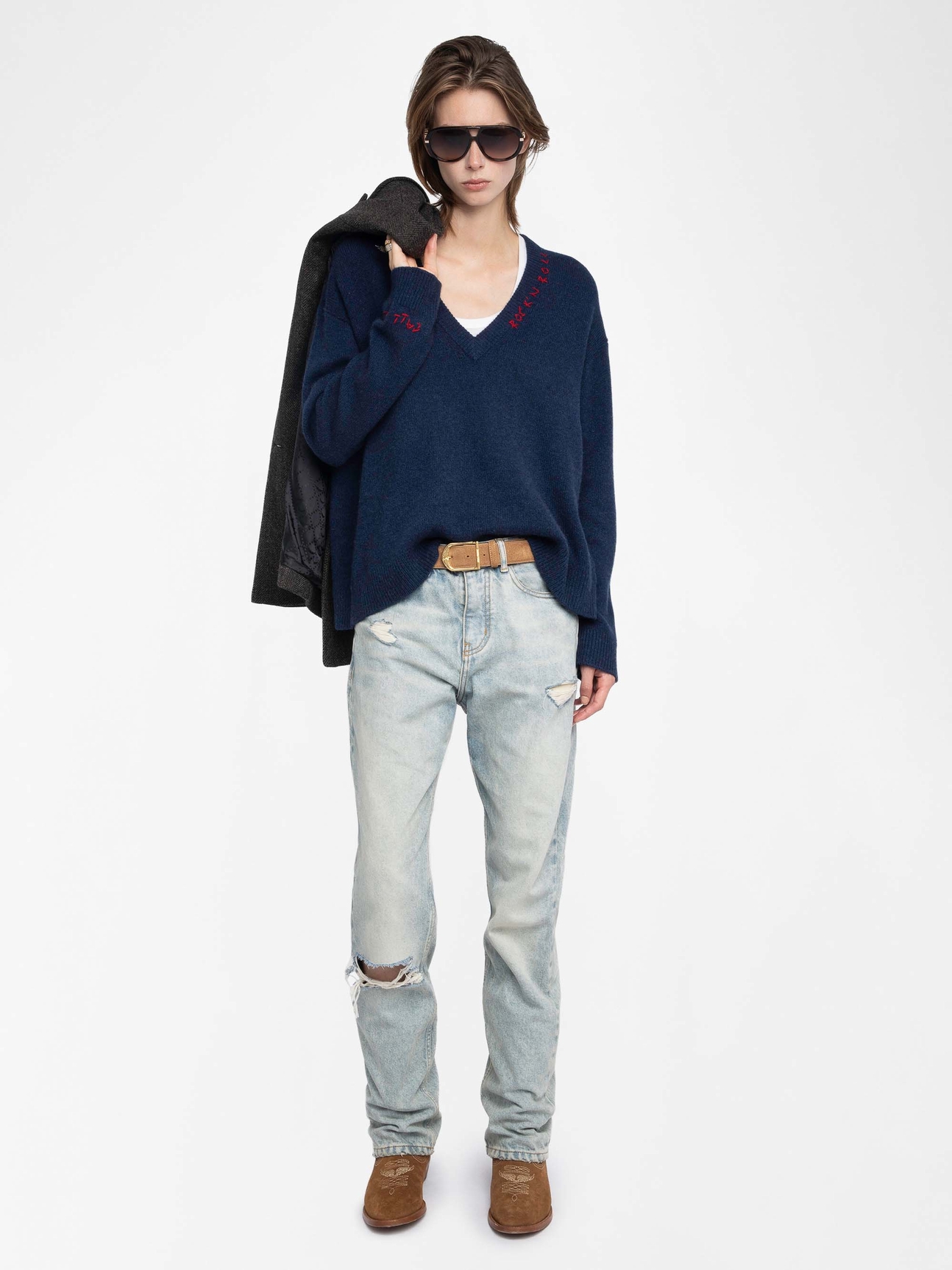 MIKYZ 100% CASHMERE SWEATER