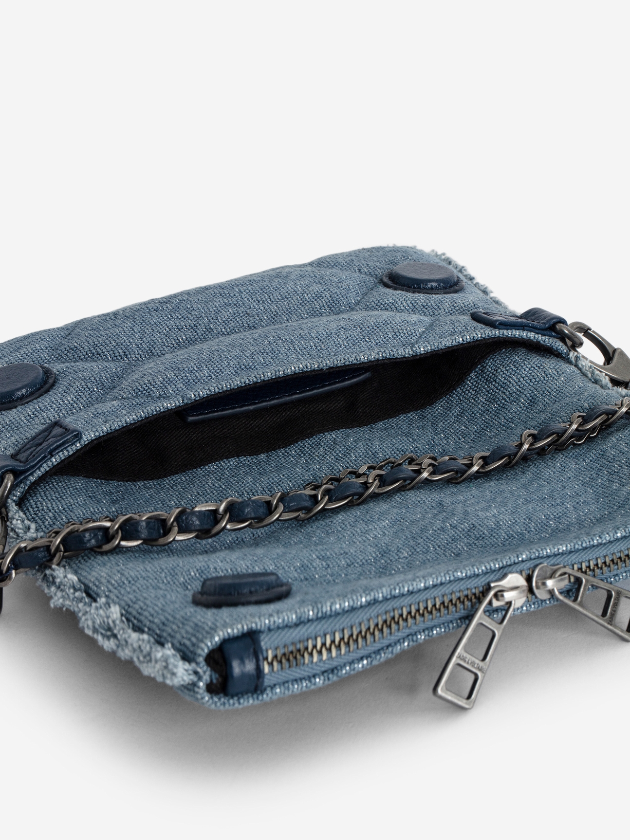 ROCK NANO GLITTER DENIM BAG