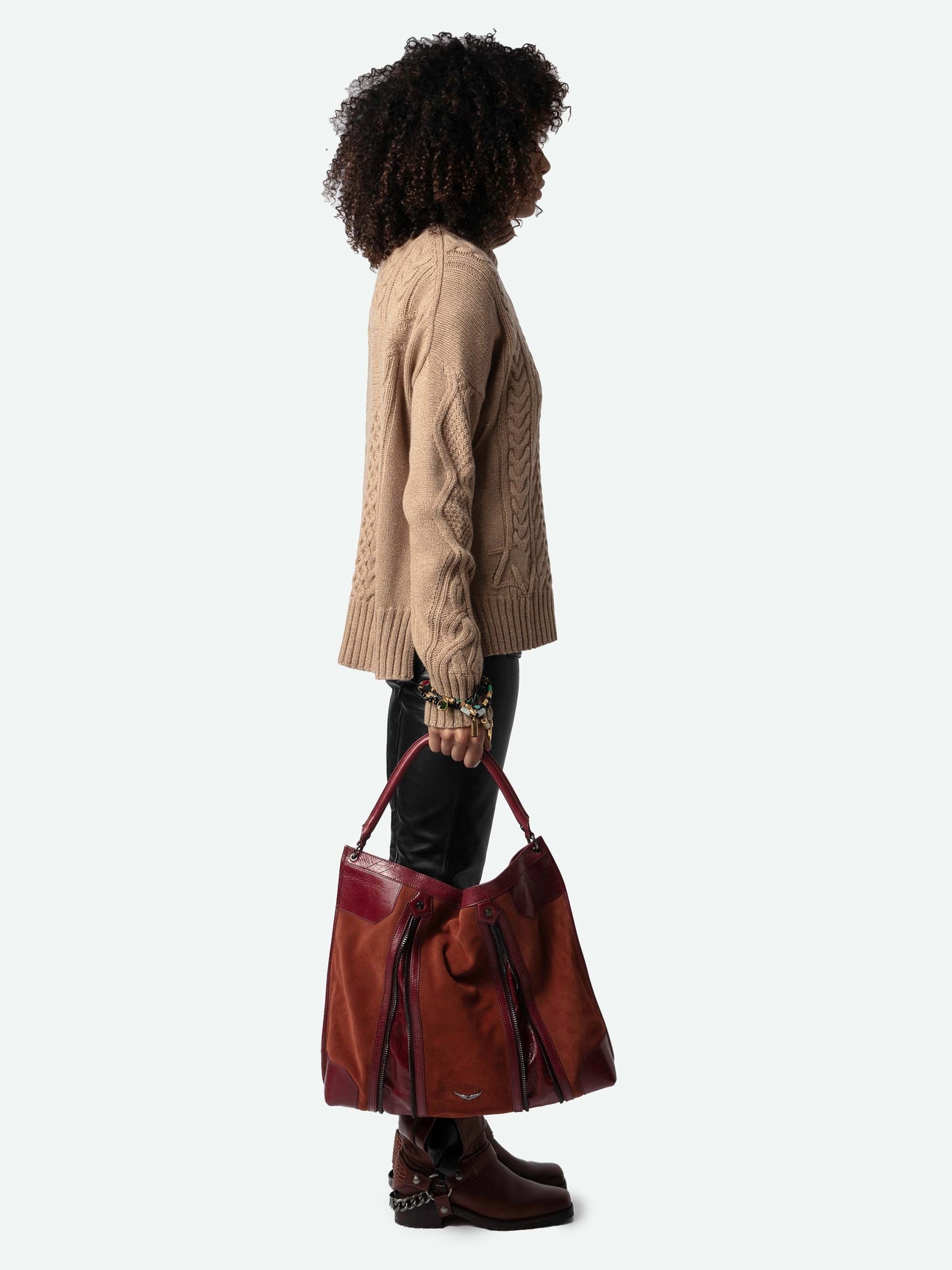 SUNNY HOBO SUEDE BAG