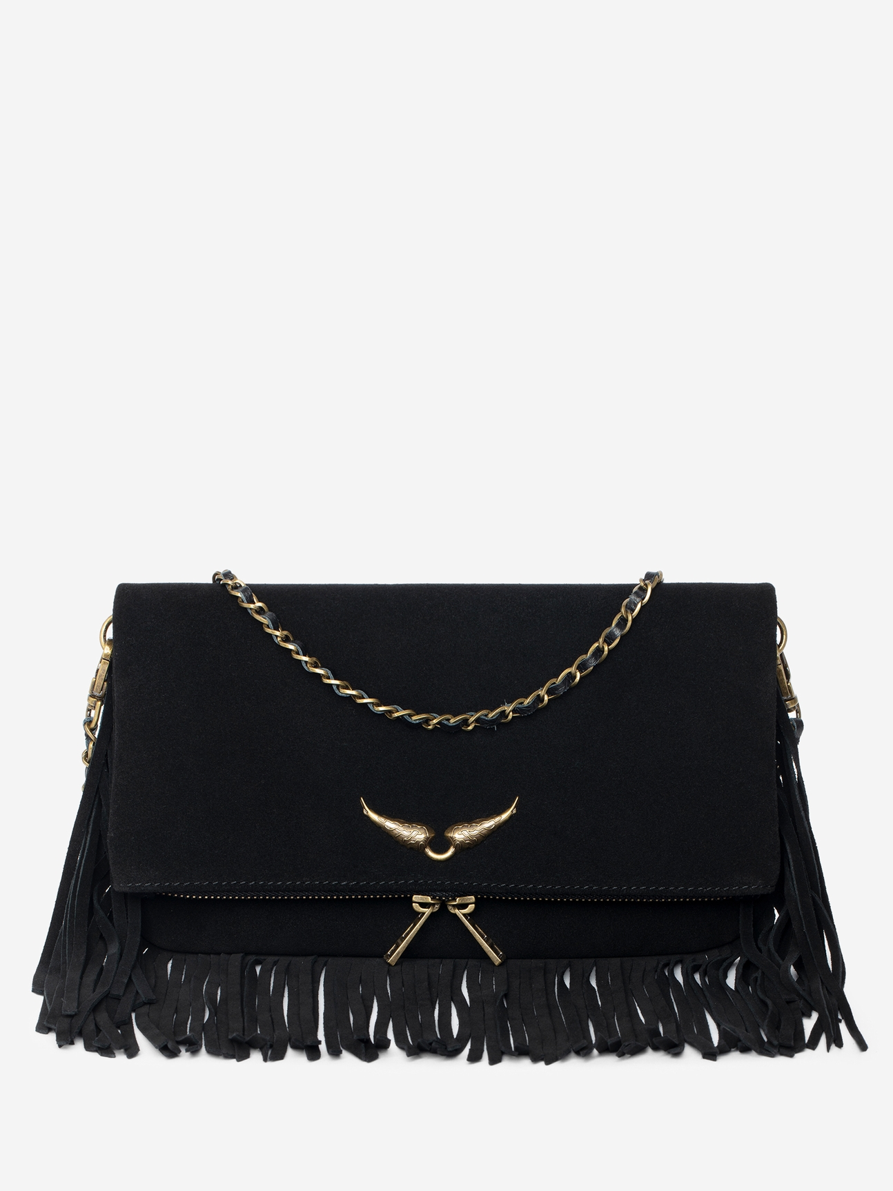 ROCK SUEDE FRINGES BAG