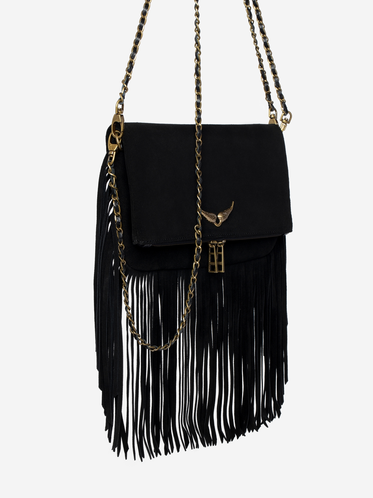ROCK SUEDE FRINGES BAG