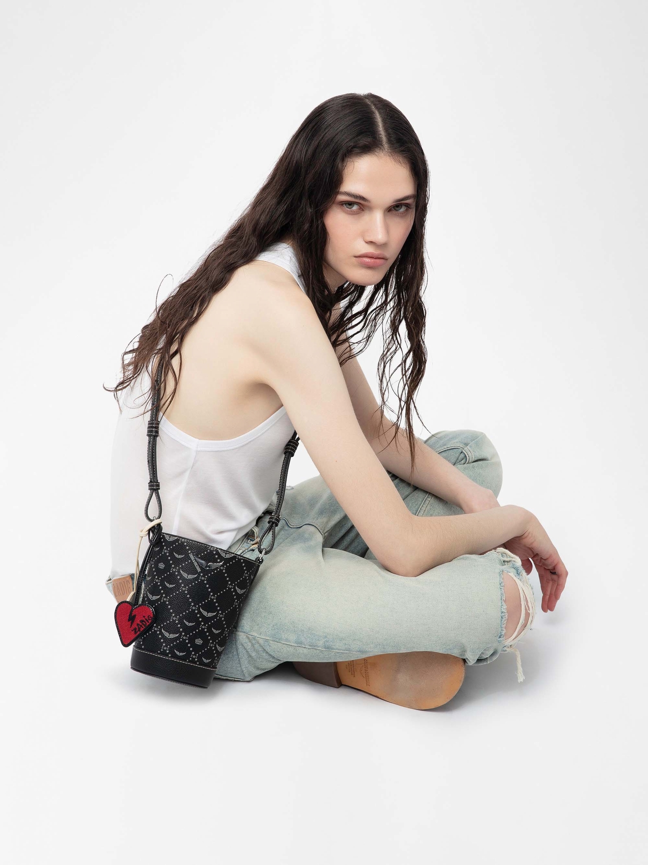 Z BUCKET NANO MONOGRAM BAG