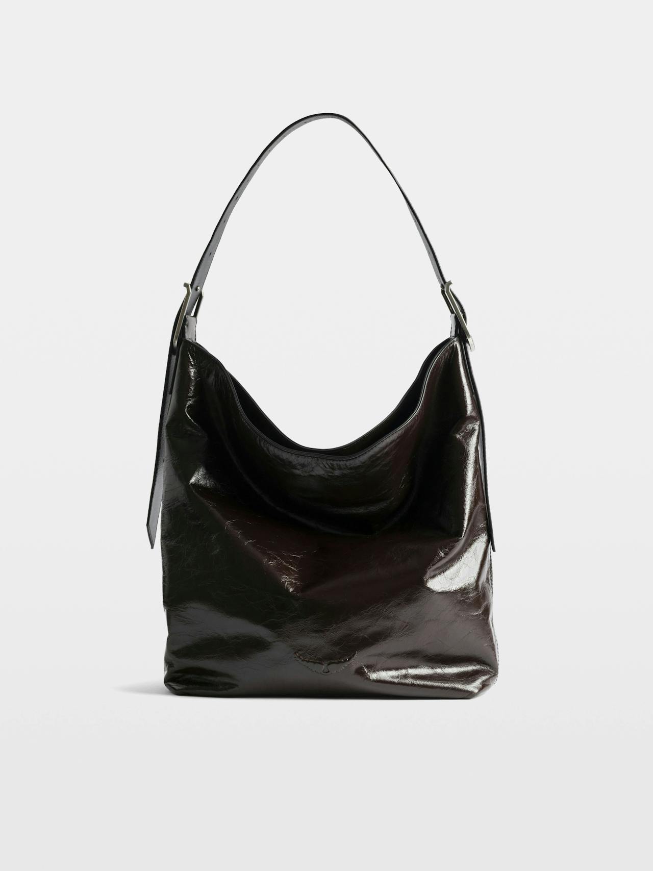JANE HOBO VINTAGE PATENT BAG