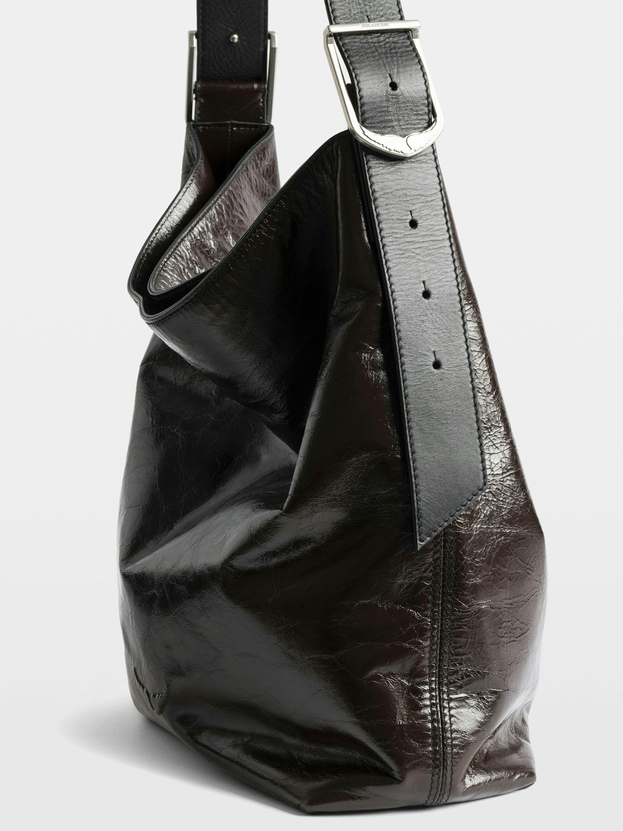JANE HOBO VINTAGE PATENT BAG