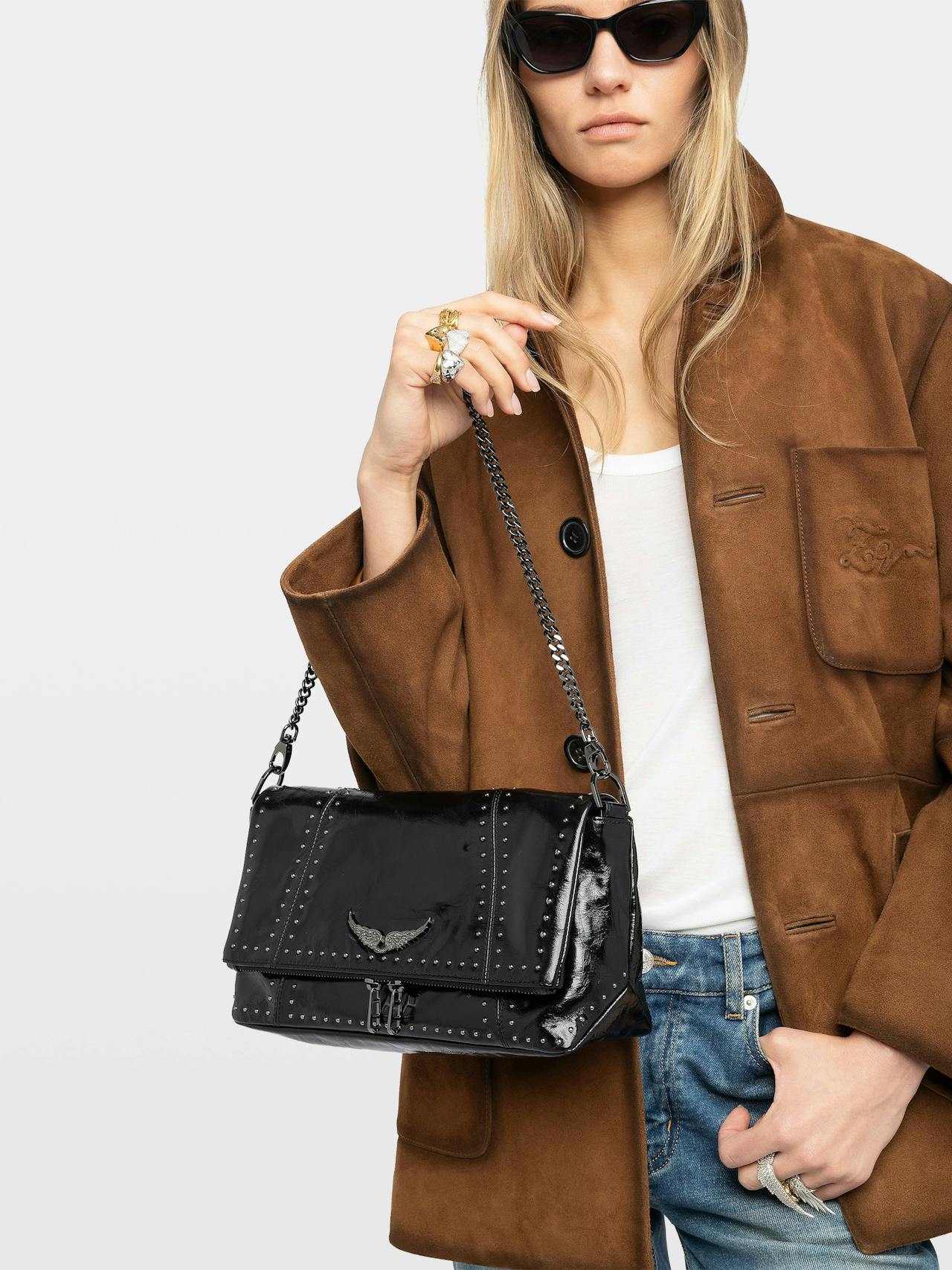 ROCKY II VINTAGE PATENT STUDS